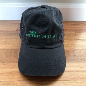 Peter Millar Baseball Hat Blue & Green Cotton